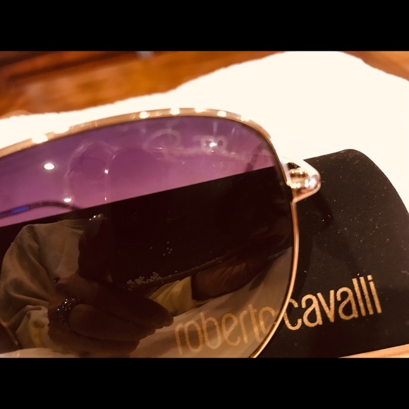 Roberto Cavalli gold frames, purple and gold lenses - Picture 3 of 8
